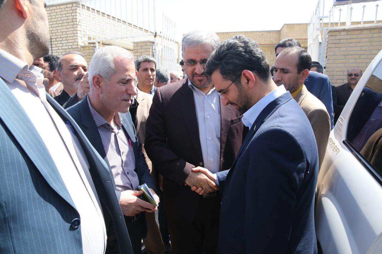 افتتاح طرح های ارتباطی استان کرمانشاه با حضو وزیر ارتباطات در قصرشیرین