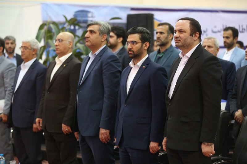 آیین افتتاح شبکه فیبر نوری و زیر ساخت دسترسی ارتباطات ثابت پرسرعت منطقه آزاد انزلی با حضور وزیر ارتباطات و فناوری اطلاعات