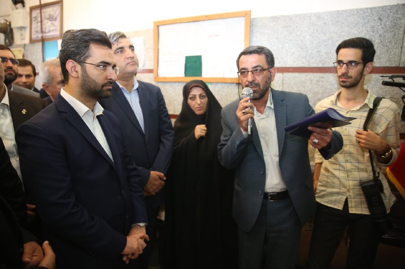 آیین افتتاح شبکه فیبر نوری و زیر ساخت دسترسی ارتباطات ثابت پرسرعت منطقه آزاد انزلی با حضور وزیر ارتباطات و فناوری اطلاعات