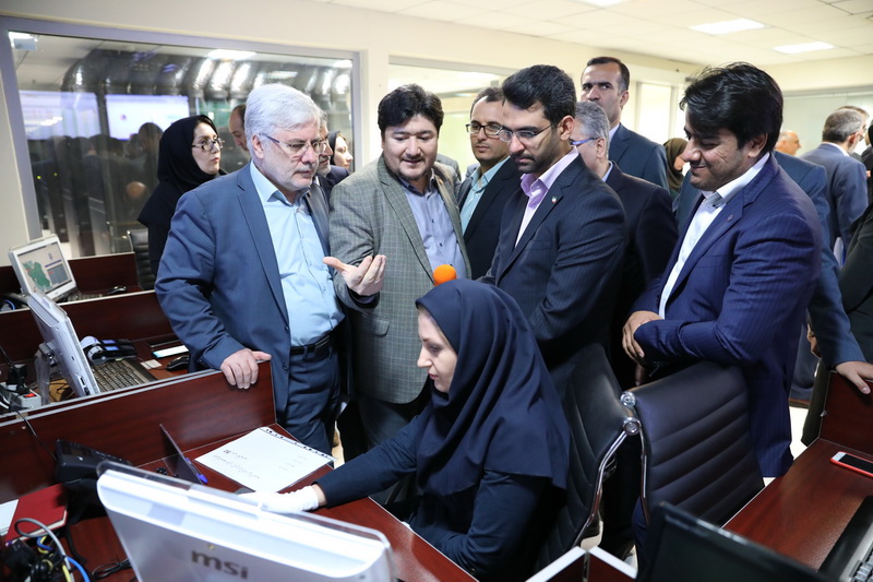 بازدید از دستاوردهای حوزه فناوری اطلاعات سازمان تامین اجتماعی 7