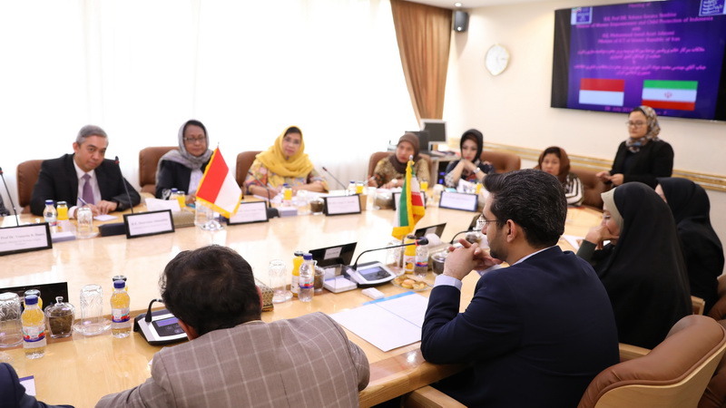 دیدار وزیر توانمندسازی زنان و حمایت از کودکان اندونزی با وزیر ارتباطات ایران