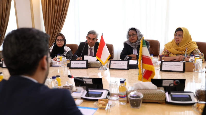 دیدار وزیر توانمندسازی زنان و حمایت از کودکان اندونزی با وزیر ارتباطات ایران