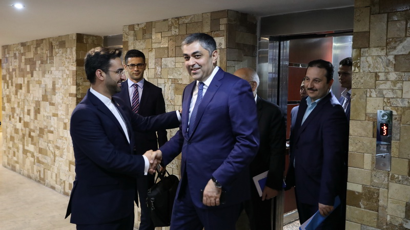 دیدار وزیر حمل و نقل و ارتباطات آذربایجان با وزیر ارتباطات ایران
