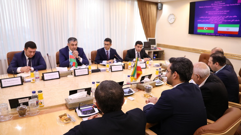 دیدار وزیر حمل و نقل و ارتباطات آذربایجان با وزیر ارتباطات ایران