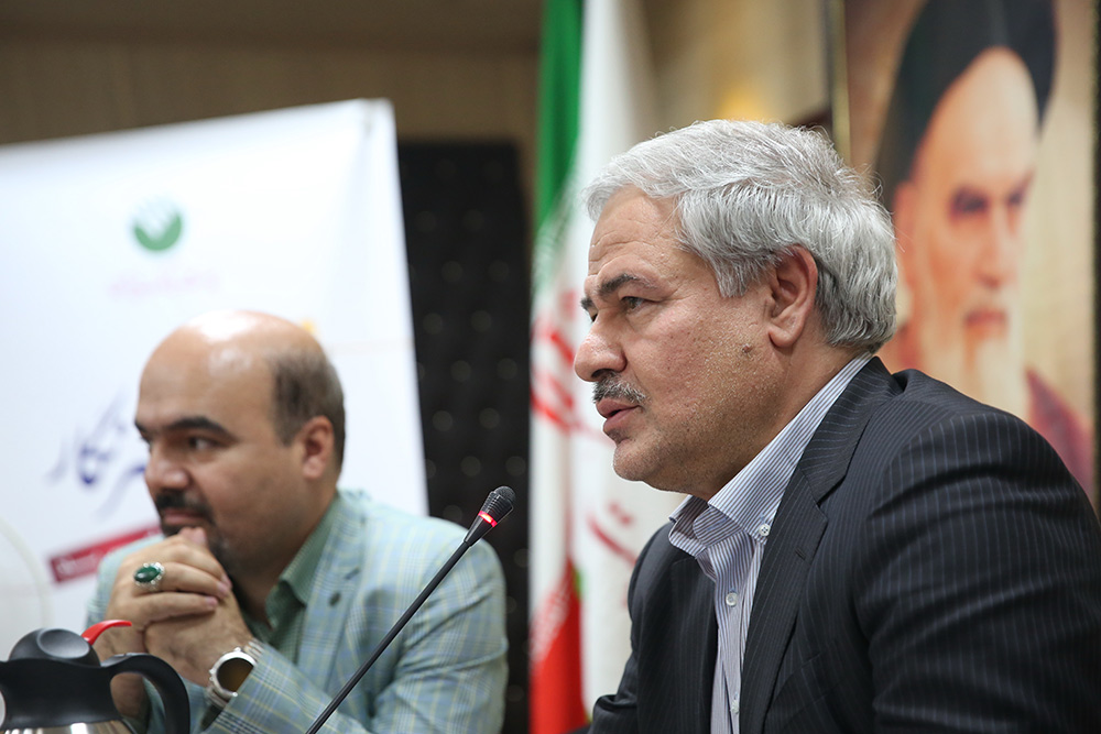 نشست خبری مدیر عامل پست بانک ایران در روز خبرنگار