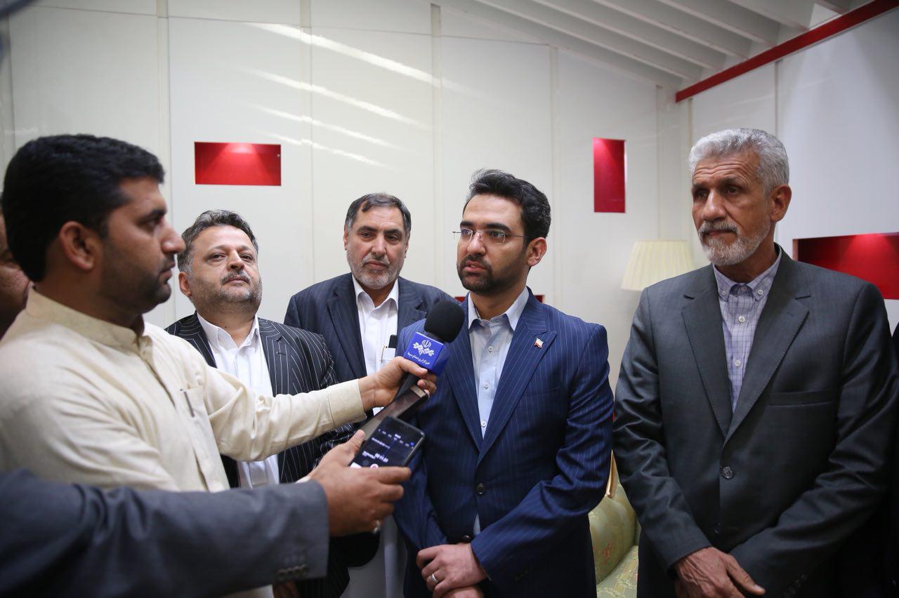 روز اول سفر وزیر ارتباطات و فناوری اطلاعات به استان سیستان و بلوچستان