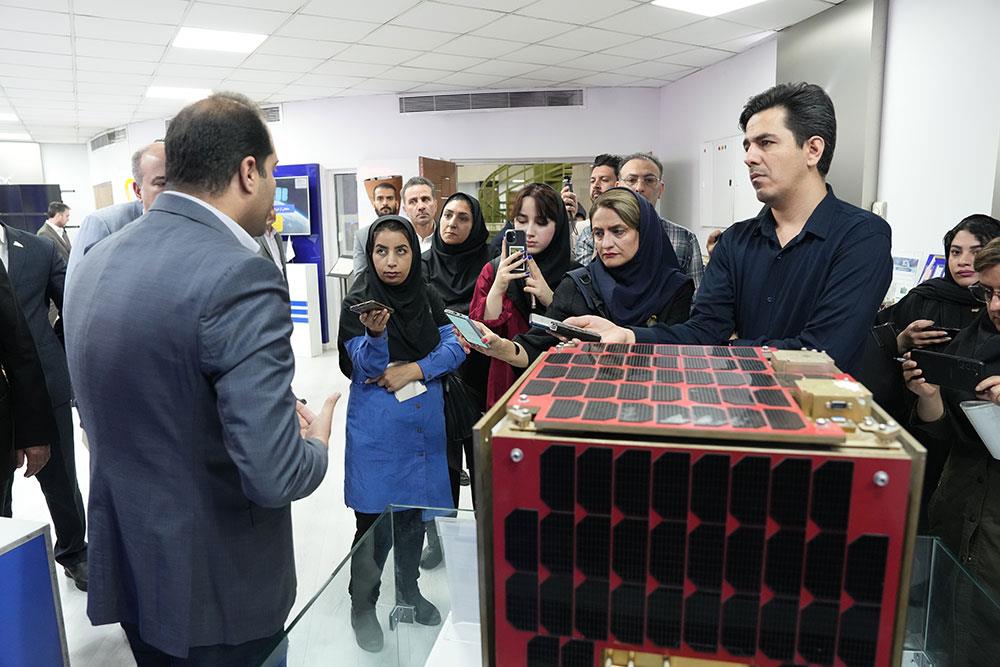 بازدید رسانه ای از پژوهشگاه فضایی ایران