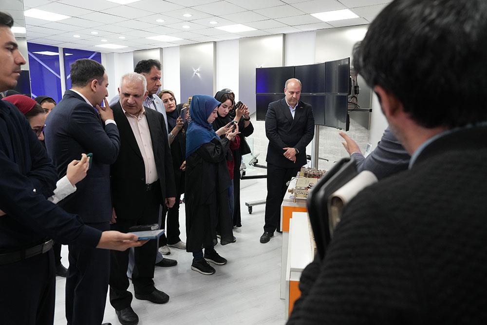 بازدید رسانه ای از پژوهشگاه فضایی ایران
