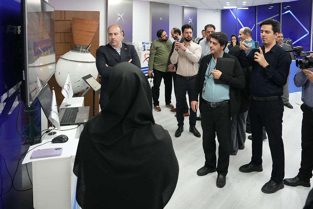 بازدید رسانه ای از پژوهشگاه فضایی ایران