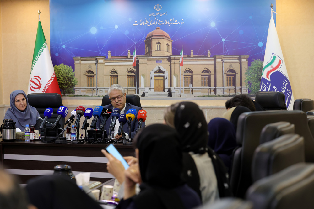 نشست خبری معاون سیاستگذاری و برنامه ریزی توسعه فاوا و اقتصاد دیجیتال