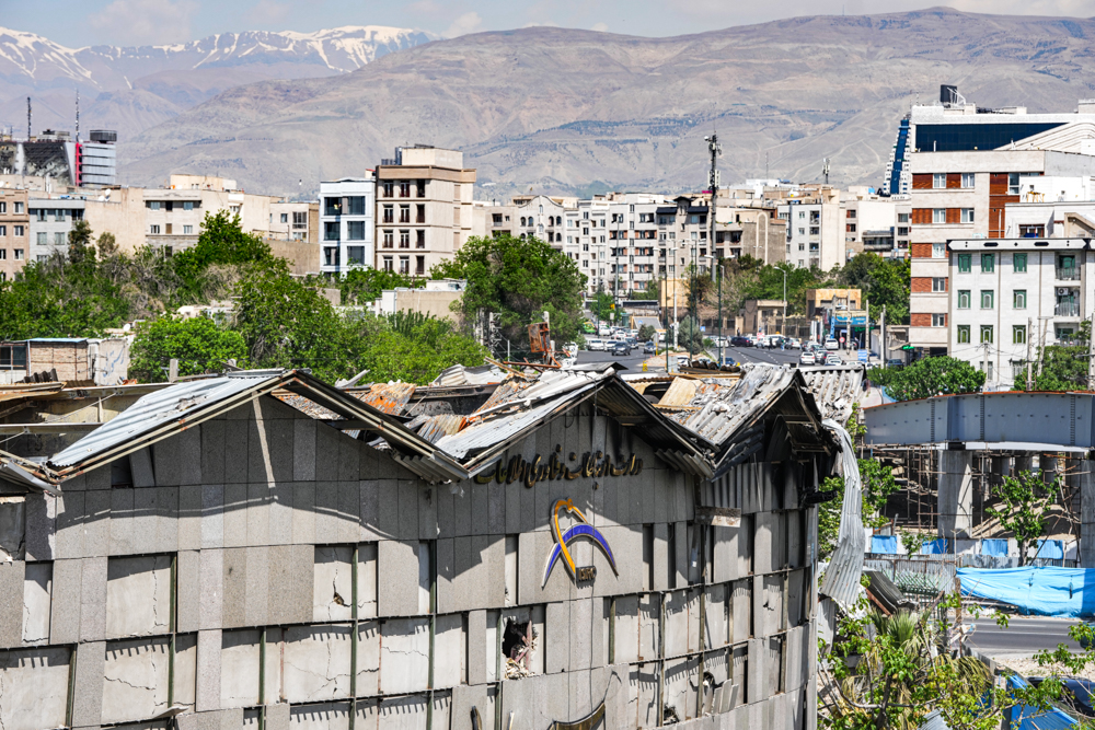 تخریب پژوهشگاه فضایی ایران در جنگ رمضان