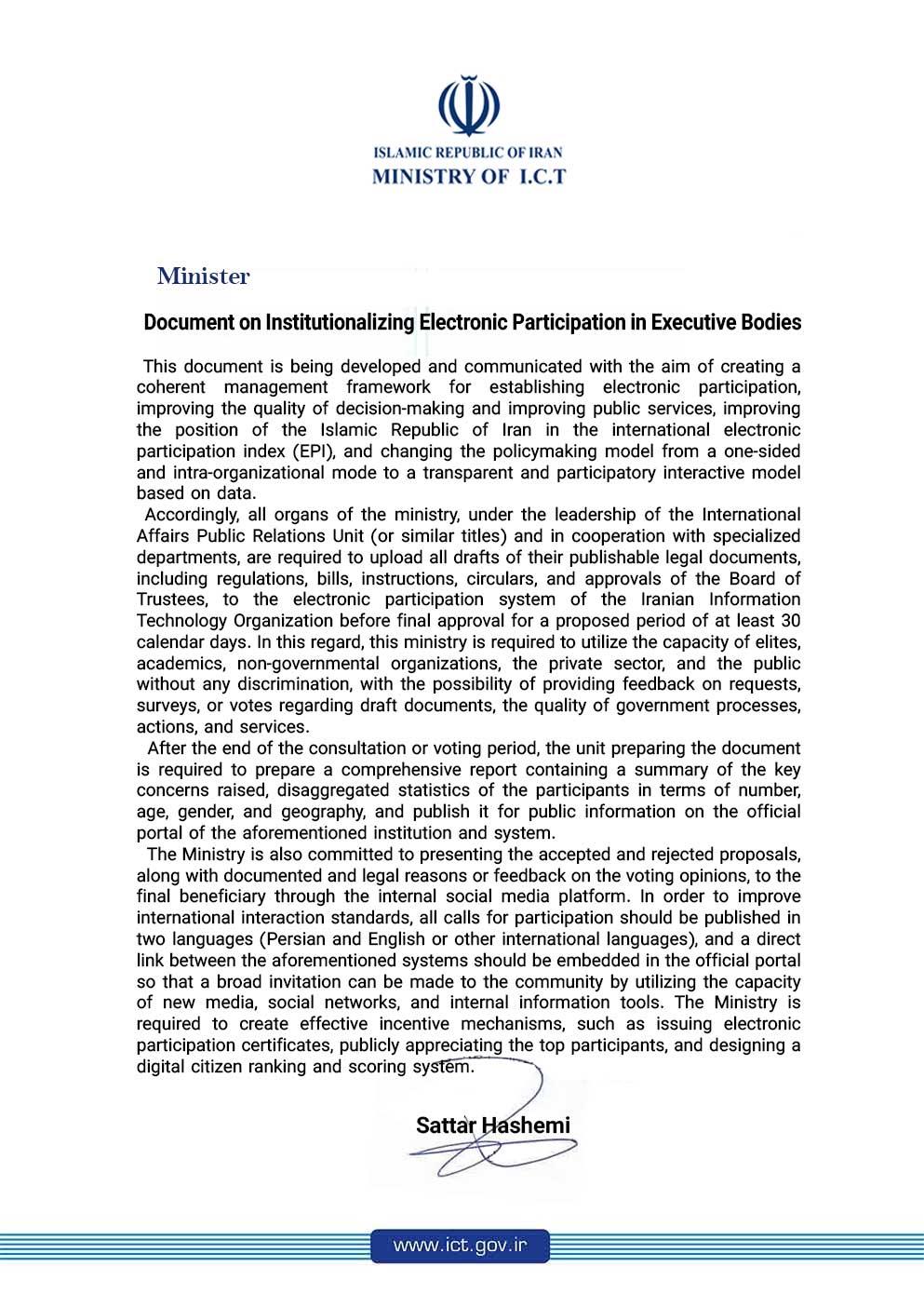 Surveys and electronic participation