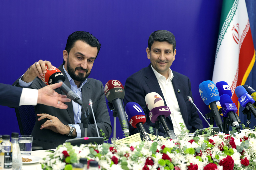 نشست خبری وزرای ارتباطات ایران و عراق