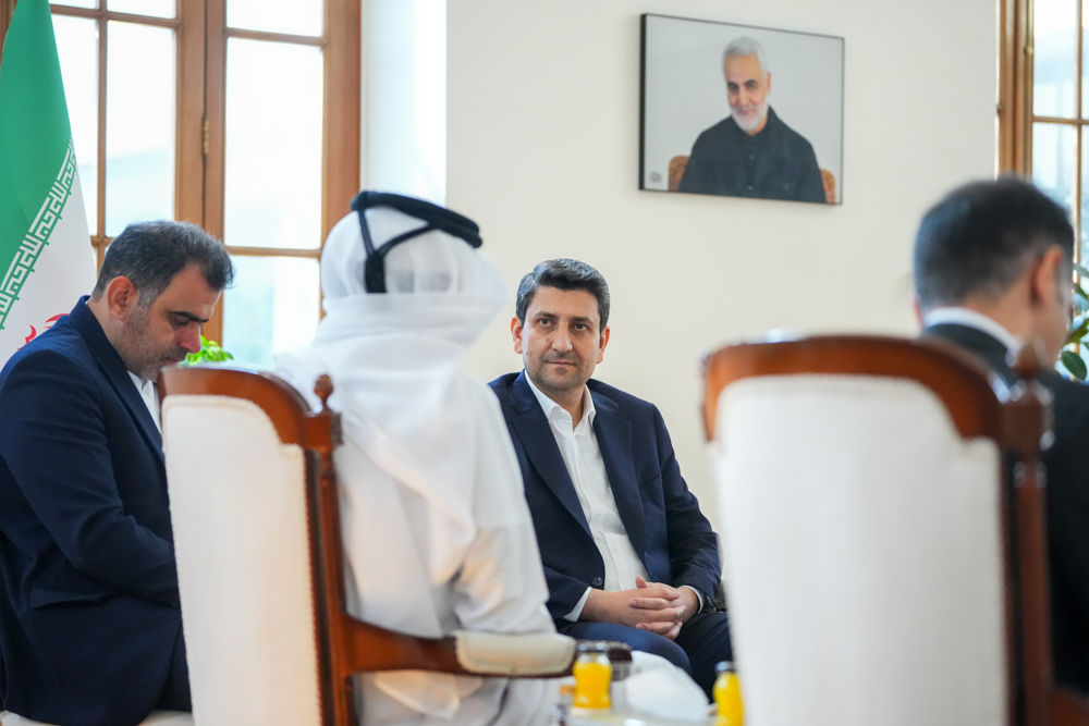 دیدار سفیر قطر با وزیر ارتباطات