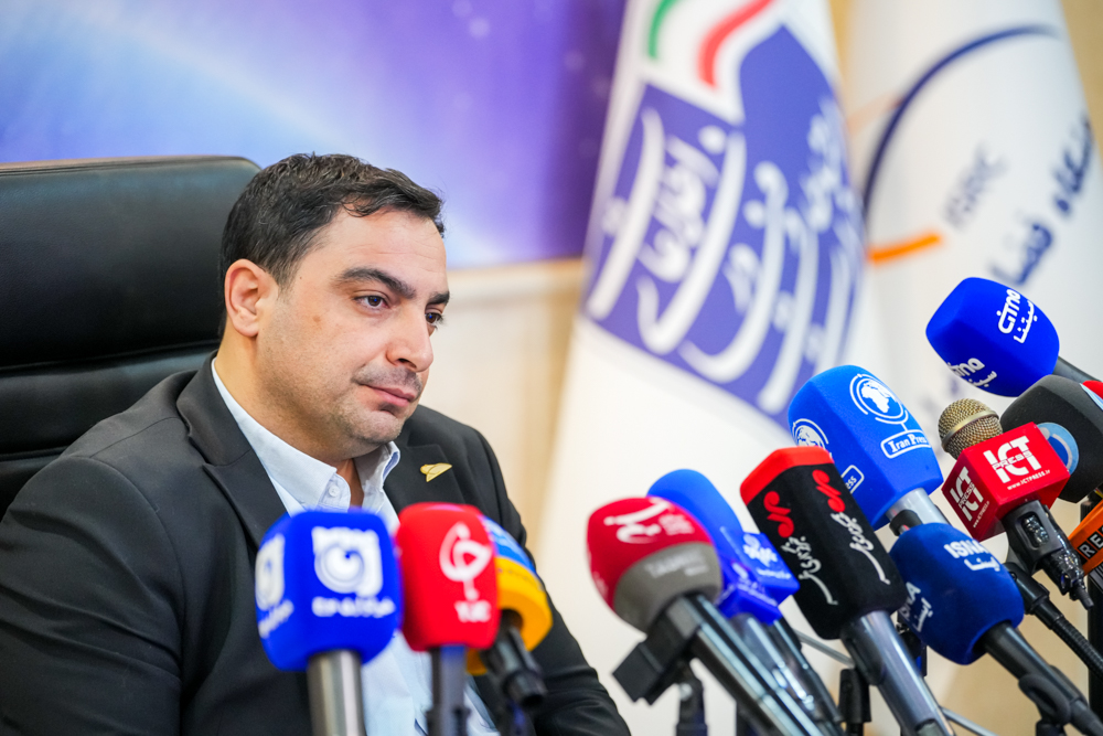 نشست خبری سرپرست پژوهشگاه فضایی ایران