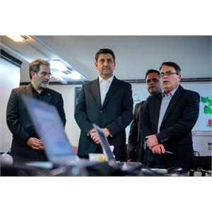 بازدید وزیر ارتباطات از ستاد هفتمین نمایشگاه مجازی کتاب تهران