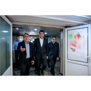بازدید وزیر ارتباطات از ستاد هفتمین نمایشگاه مجازی کتاب تهران