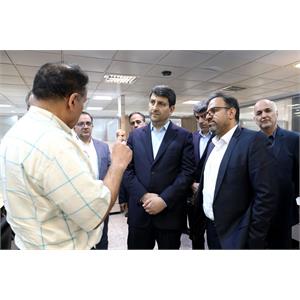 حضور وزیر ارتباطات در پژوهشگاه ارتباطات و فناوری اطلاعات