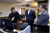 بازدید وزیر ارتباطات از خبرگزاری تسنیم به مناسبت روز خبرنگار