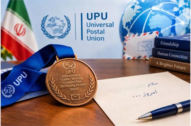 در رقابت بین‌المللی اتحادیه جهانی پستی و با مشارکت ۶۵ کشور؛ نوجوان ایرانی مدال برنز مسابقه جهانی نامه‌نگاری را کسب کرد